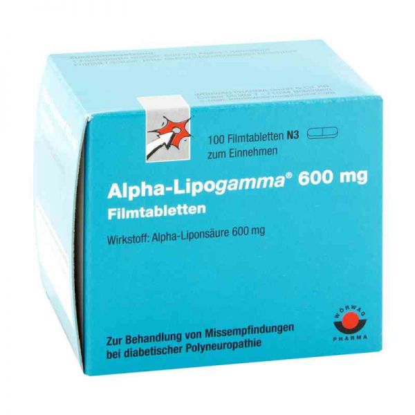 Alpha-Lipogamma 600mg (100 stk)