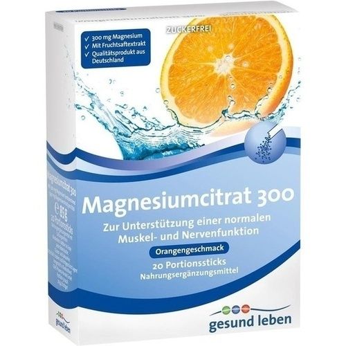 gesund leben Magnesiumcitrat 300, 20 ST