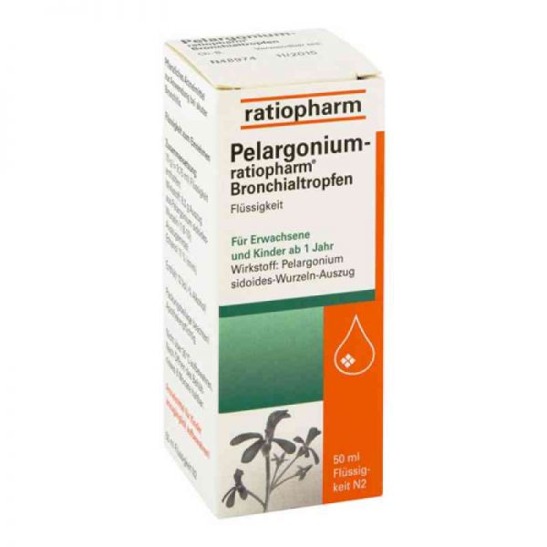 Pelargonium-ratiopharm Bronchialtropfen (50 ml)