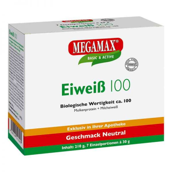 Eiweiss 100 Neutral Megamax Pulver (7X30 g)