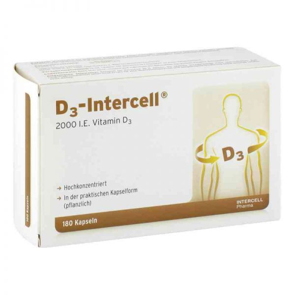 D3-intercell 2000 I.e. Kapseln (180 stk)