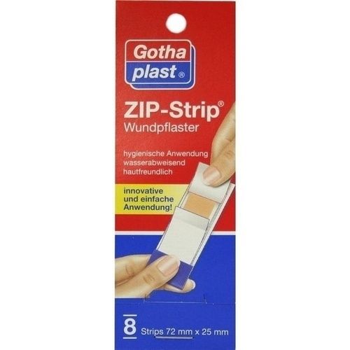 ZIP Strip wasserabweisend 72x25mm, 8 ST