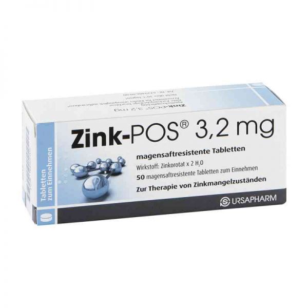 Zink-POS 3,2mg (50 stk)