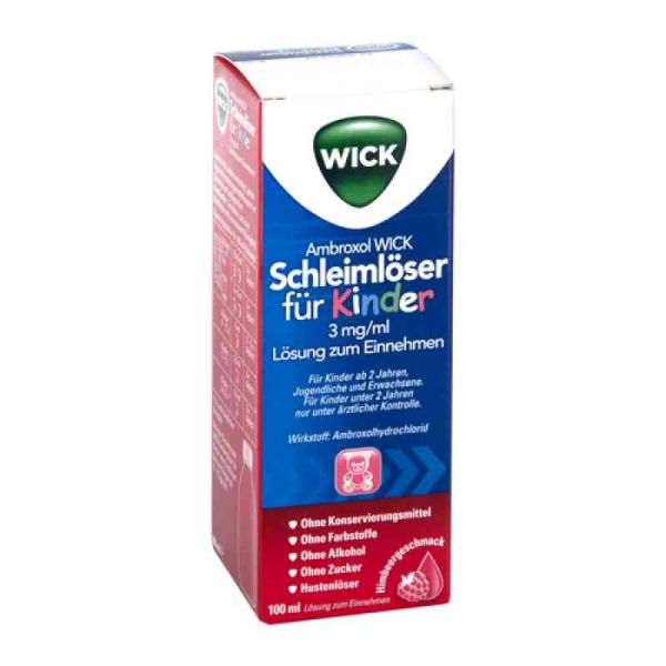 Ambroxol WICK Schleimlöser für Kinder 3mg/ml Lsg.z.Einn. (100 ml)