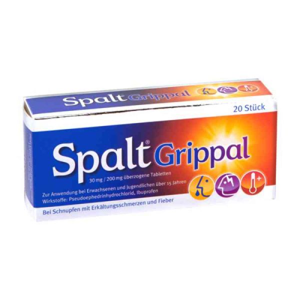 Spaltgrippal 30 mg/200 mg überzogene Tabletten (20 stk)