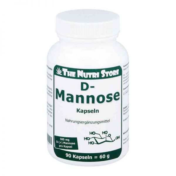 D Mannose 500 mg vegetarische Kapseln (90 stk)