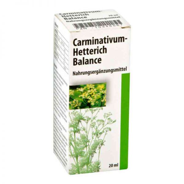 Carminativum Hetterich Balance Tropfen zum Einnehmen (20 ml)