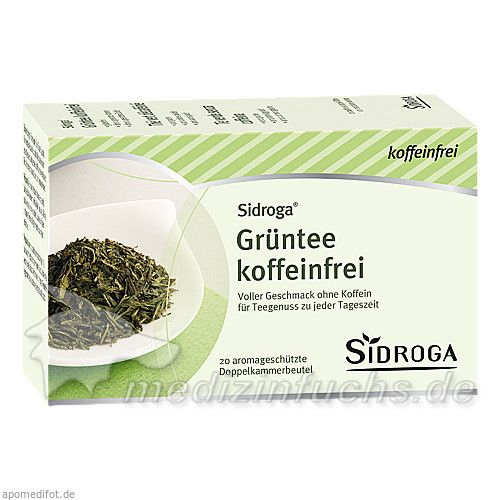 Sidroga Wellness Grüntee koffeinfrei, 20 ST