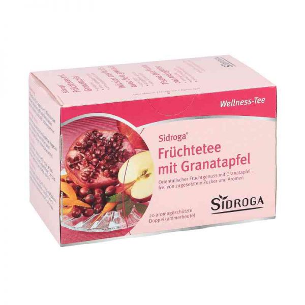 Sidroga Wellness Früchtetee mit Granatapfel Filterb. (20 stk)