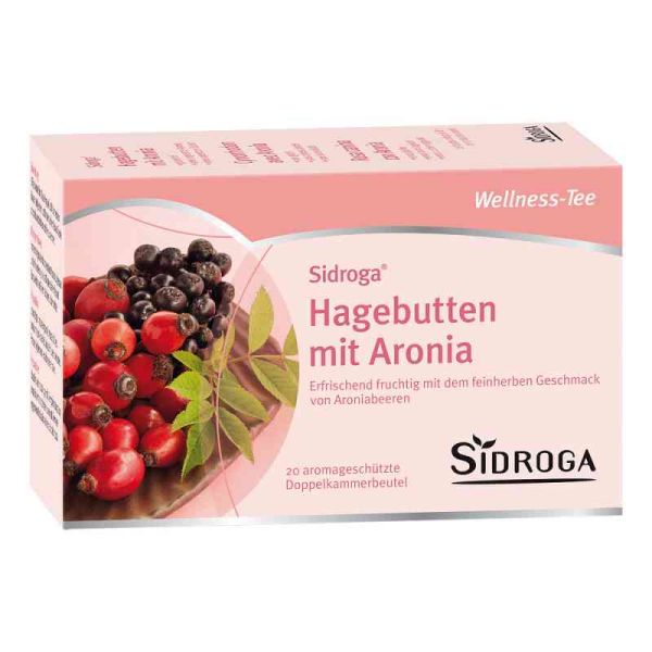 Sidroga Wellness Hagebutten mit Aronia Filterbeutel (20 stk)