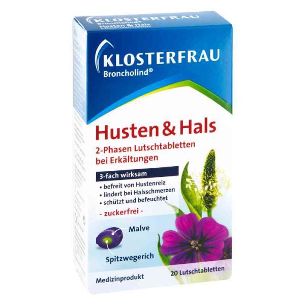 Klosterfrau Broncholind Husten&hals 2-phas.lut.t. (20 stk)