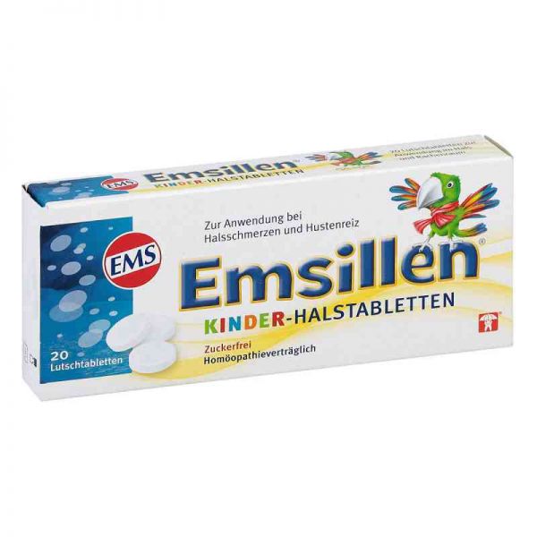 Emsillen Kinder Halstabletten (20 stk)