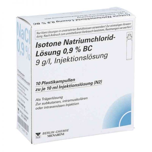 Isotone Nacl Lösung 0.9% Bc Plastik amp.inj.-lsg. (10X10 ml)