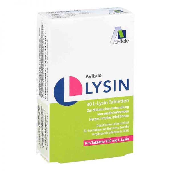 L-lysin 750 mg Tabletten (30 stk)