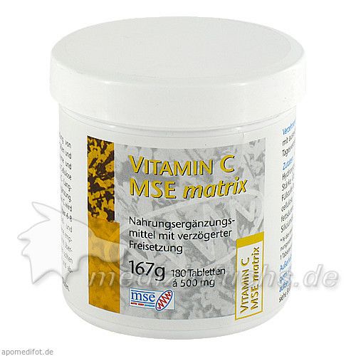 VITAMIN C MSE Matrix Tabletten, 180 ST