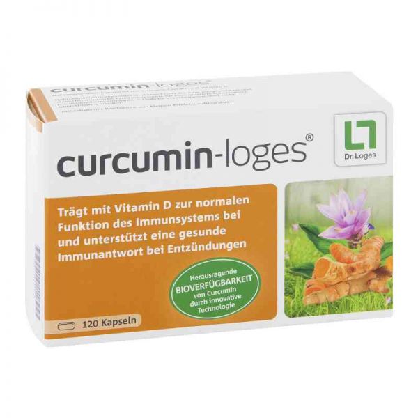 Curcumin-loges Kapseln (120 stk)