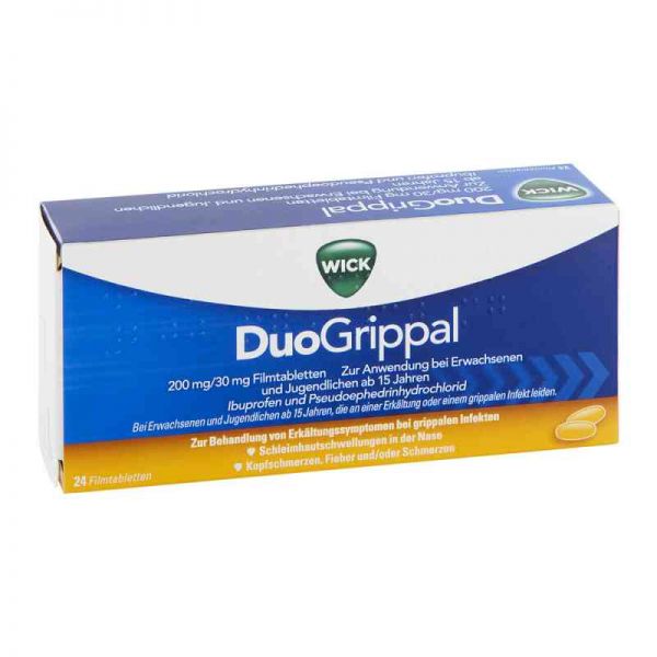 Wick Duogrippal 200 mg/30 mg Filmtabletten (24 stk)