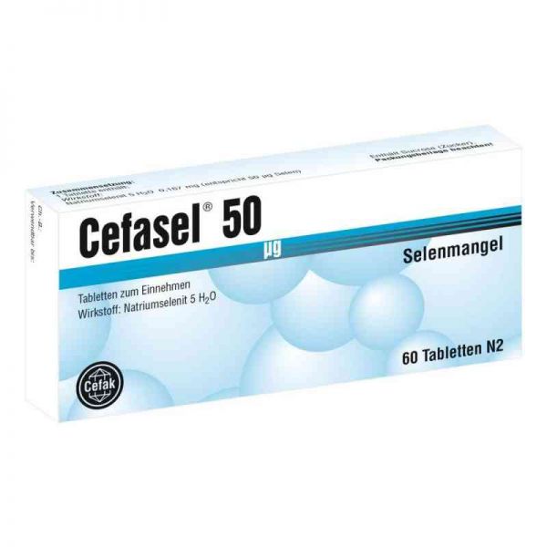 Cefasel 50 [my]g Tabletten (60 stk)