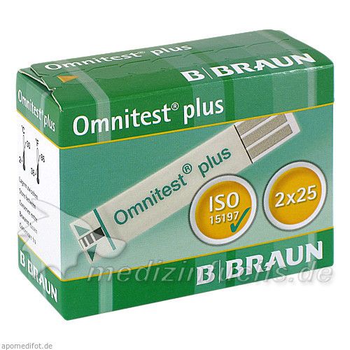 Omnitest plus Teststreifen, 2X25 ST