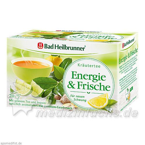 Bad Heilbrunner Wohlfühltee Energie & Frische, 20 ST