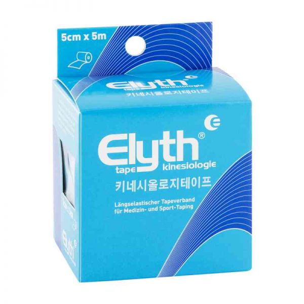 Elyth Tape Kinesiologie 5 cmx5 m blau (1 stk)