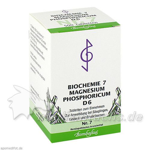 Biochemie 7 Magnesium phosphoricum D 6, 500 ST