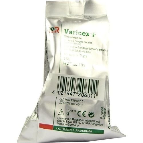 VARICEX F Zinkleimbinde 10 cmx7 m, 1 ST