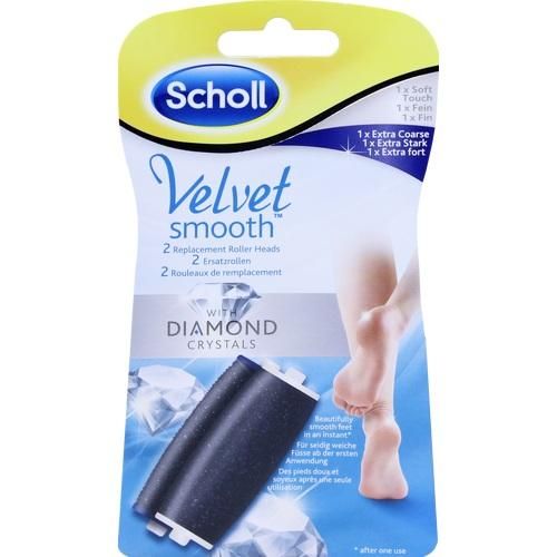 SCHOLL Velvet smooth Expr.Pedi Ers.Ro.ex.sta.+fein, 2 ST
