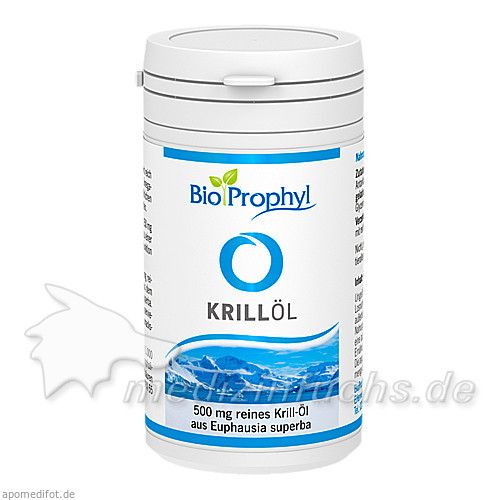 Krill-Öl Euphausia superba - 500mg reines Krillöl, 60 ST