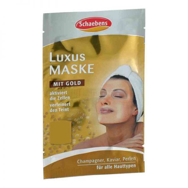 Schaebens Luxus Maske mit Gold (1 stk)