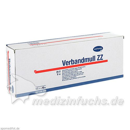 VERBANDMULL Hartmann 10 cmx10 m zickzack, 1 ST