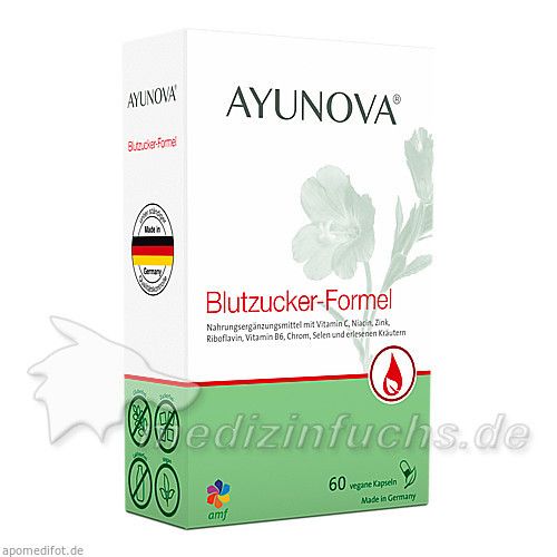 AYUNOVA Blutzucker-Formel, 60 ST