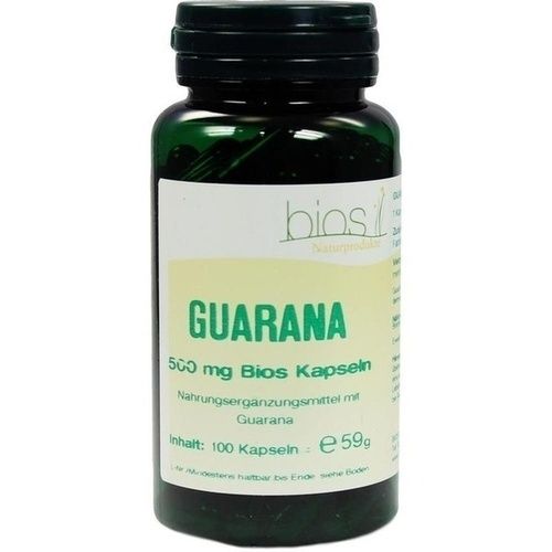 Guarana 500mg Bios Kapseln, 100 ST