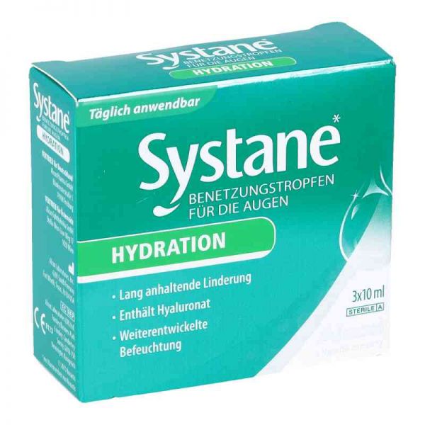 Systane Hydration Benetzungstropfen für die Augen (3X10 ml)