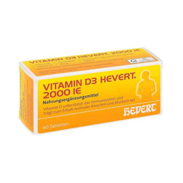 Vitamin D3 Hevert 2.000 I.e. Tabletten (60 stk)