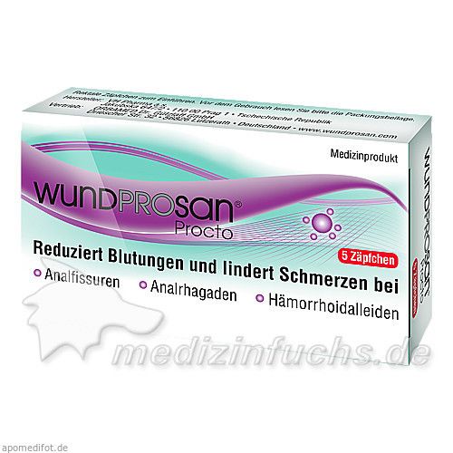 WUNDPROSAN Procto Suppositorien, 5 ST