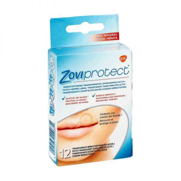 Zoviprotect Lippenherpes-patch transparent (12 stk)