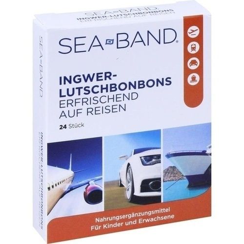 SEA-BAND Ingwer-Lutschbonbons, 24 ST