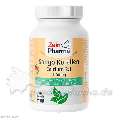 Sango Coral Calcium 2:1 Kapseln, 90 ST