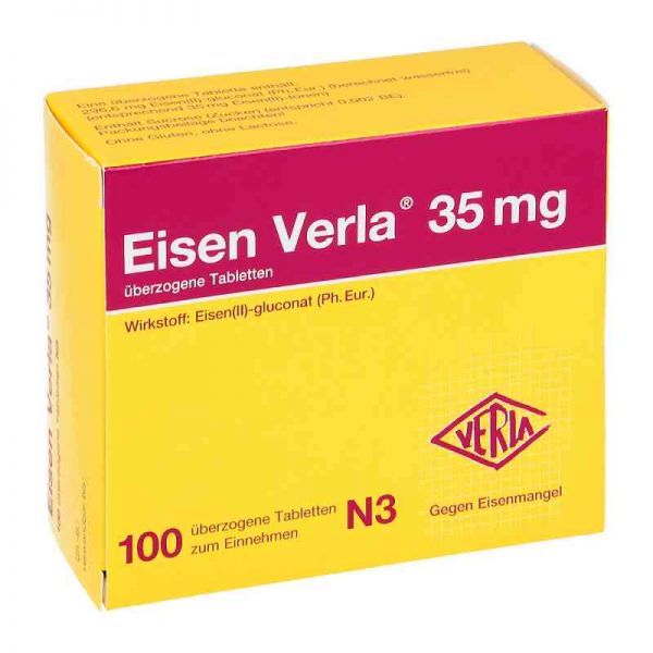 Eisen Verla 35mg (100 stk)