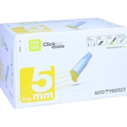 mylife Clickfine AutoProtect 5mm Sicherh.-Pen-Nade, 100 ST