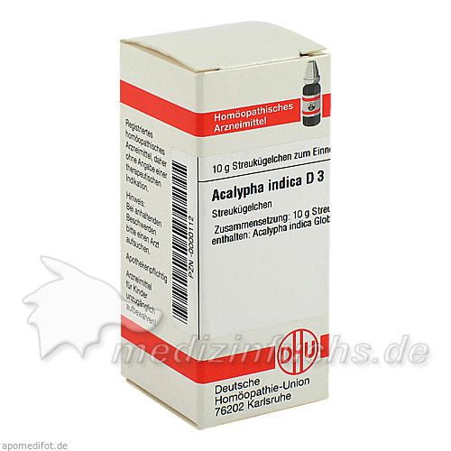 ACALYPHA INDICA D 3, 10 G