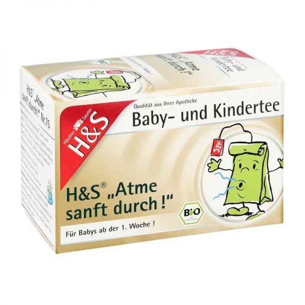 H&s Atme sanft durch Bio Baby- und Kindertee (20 stk)