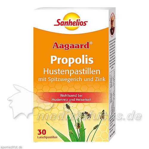 Sanhelios Aagaard Husten-Pastillen mit Propolis, 30 ST