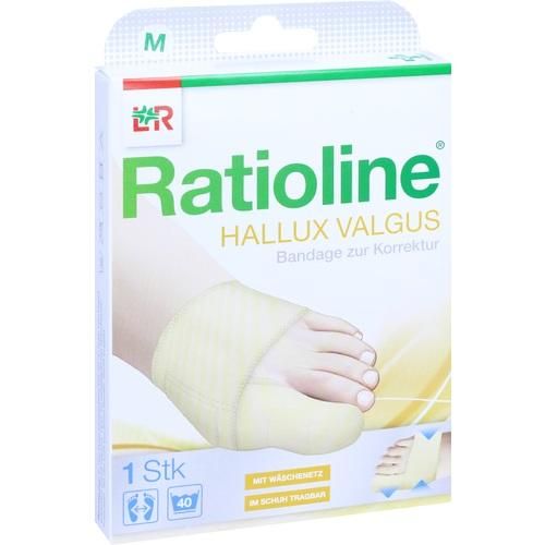 Ratioline Hallux valgus Bandage zur Korrektur M, 1 ST