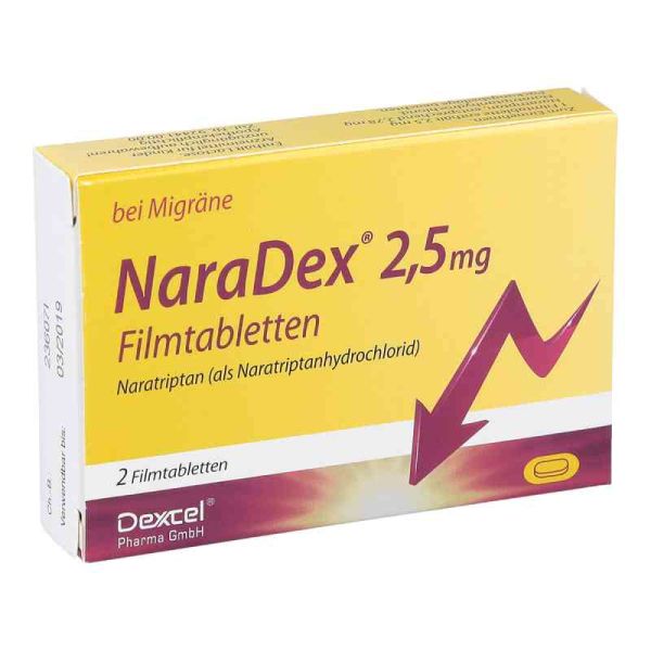 NaraDex 2,5mg (2 stk)