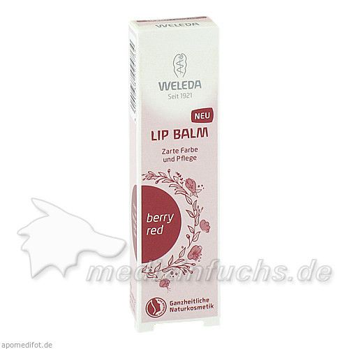 WELEDA Lip Balm berry red, 10 ML