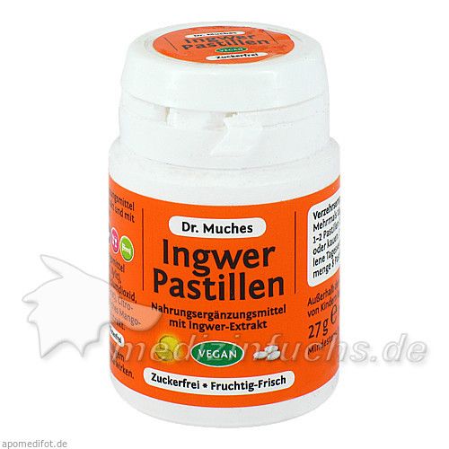 Ingwerpastillen Dr. Muches zuckerfrei, 27 G