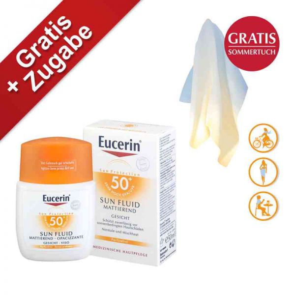 Eucerin Sun Fluid mattierend Lsf 50+ (50 ml)