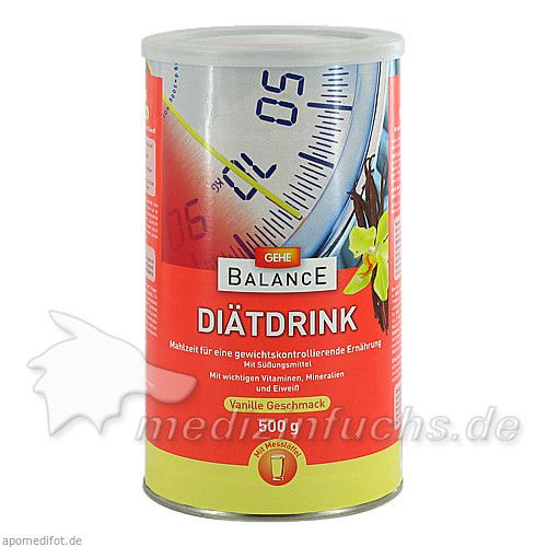 GEHE BALANCE Diätdrink Vanille, 500 G